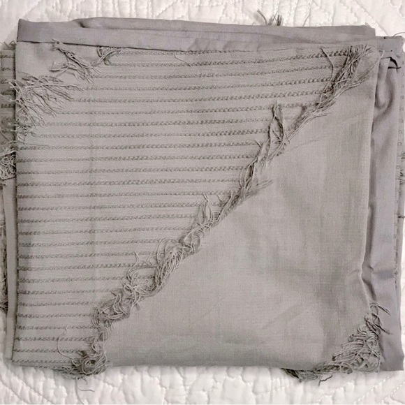 Opalhouse by target diagonal king size gray 3 piece duvet set - Picture 3 of 5